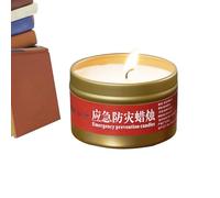 Bougies de prévention - Bougie non parfumée à combustion longue, lanterne portable en conserve 20 heures | Parfait pour les fournitures intérieures et extérieures de tente à domicile, les voyages de r