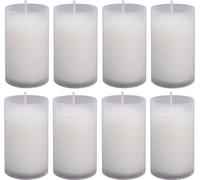 Bougies de rechange N2 blanc pack de 8