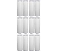 Bougies de rechange N4 blanc, paquet de 12