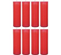 Bougies de rechange N4 rouge, paquet de 8