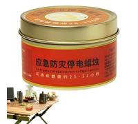 Bougies de secours en cas de panne de courant | Bougies d'urgence d'urgence pour les crises | Sans fumée 25 à 32 heures Bougies portables pour la préparation d'urgence à la maison