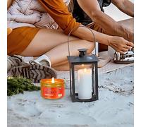 Bougies de Survie à Longue Durée - Bougie Longue Durée pour Pannes de Courant | Fournitures de Survie Naturelle, Éclairage Discret pour Camping et Pique-nique