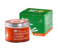 Bougies de survie - Bougie longue durée en cas de panne de courant | Fournitures de survie portables en plein air, outil d'éclairage sans fumée pour le confort de pique-nique à la maison et en voiture