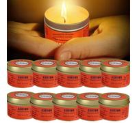 Bougies De Survie Longue Durée, 10 Pièces Bougies D'urgence Longue Durée, Bougiesde Prévention Des Catastrophes, 30 Heures De Combustion, Pour Pannede Courant, Camping, Randonnée