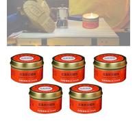 Bougies De Survie Longue Durée, 5 Pièces Bougies D'urgence Longue Durée, 30 Heures De Combustion, Coupevent Bougiesde Prévention Des Catastrophes, Bougie Tempête Pour Les Pannes De Courant Camping