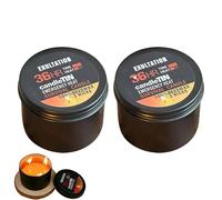 Bougies de survie, longue durée, noircissement d'urgence, 3 clos, bougies de survie longue durée de 36 heures, cire de survie portable, pour les sorties en plein air, la randonnée, le camping, le