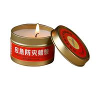 Bougies de survie non parfumées à combustion longue - Bougies en cas de panne de courant | Accessoires portables polyvalents et résistants au vent pour feu de camp pour barbecue, maison, pêche