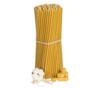 Bougies d'église en cire d'abeille "Jantarnie" 2 kg paquet N30, 150 pcs, durée de combustion 150 min, 29,5 cm