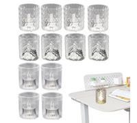 Bougies Électriques, 12 Pièces Transparentes, Bougies Sans Flamme À Effet Vacillant, pour Salle à Manger Restaurant Bureau Mariage Fête Vacances Chambre à Coucher Maison Festival