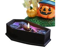 Bougies En Cire De Soja,Bougie Cercueil Halloween | Pièce Maîtresse De Table En Forme De Cercueil Pour Décor De Fête D'Halloween Et D'Anniversaire Cadeau Universel
