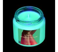 Bougies en cire de soja fluorescentes aux UV, à basse température et faible dégagement de chaleur, jeu de cire pour les fêtes, sans parfum, 40 °C, 142 g (Vert)