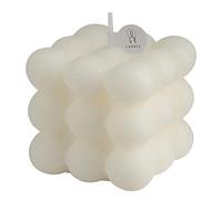 Bougies en cire de soja parfumées en forme de cube avec élégante décoration d'intérieur, aromathérapie, design unique, décoration d'intérieur