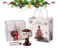 Bougies en forme de tasse à thé - de soja - Longue durée de combustion - Bougies parfumées pour les vacances - Pour femmes et hommes - Famille à la maison, fête, anniversaire, mariage