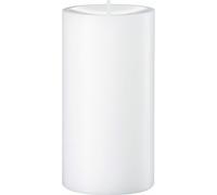 Bougies Engels Original Stumpen Moulé, bougie à bout, bougie à bout, paraffine, blanc, Ø 8 cm, H 15 cm, 62008015001