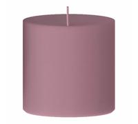 Bougies Engels Original Stumpen Moulé, bougie à bout rond, bougie à bout rond, paraffine, Erika, Ø 8 cm, H 8 cm, 62008080431
