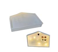 Bougies et œuvres d'art en résine - Motifs complexes - Bougies de l'Avent - Moules en silicone pour les arts saisonniers - Bricolage - Formes robustes