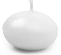 Bougies flottantes, 4cm, paquet de 50, longue durée de combustion, mariage anniversaire , choix de couleurs:mat-blanc