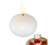 Bougies Flottantes Aquatiques - Mariage Fête Flamme Longue Durée Flottante | Décoration Pour Baignoire Cadeaux De Fête Pour Terrasse Jardin Cour Événement Action De Grâce Saint-Valentin Ambiance