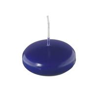 Bougies Flottantes Bleu Royal 24 x Ø 60 mm, 20 Bougies