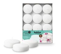 Bougies flottantes - BOLSIUS - Maxi - Blanc crème - Anti-basculement - 8h de combustion