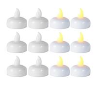 Bougies flottantes de LED, décorations de table imperméables scintillantes | Bougies flottantes LED avec activation de l'eau pour décoration de table, décoration de maison, vases, piscines