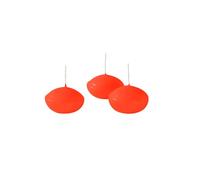 Bougies flottantes diamètre 4,5 cm hauteur 2,7 cm - 20 pièces - Couleur citrouille - Cereria Di Giorgio