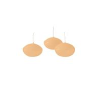 Bougies flottantes diamètre 4,5 cm hauteur 2,7 cm - 20 pièces - Couleur pêche - Cereria Di Giorgio