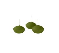 Bougies flottantes diamètre 4,5 cm hauteur 2,7 cm - 20 pièces - Couleur vert olive - Cereria Di Giorgio
