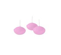 Bougies flottantes diamètre 4,5 cm hauteur 2,7 cm - 20 pièces - CouleurRose Poudre - Cereria Di Giorgio