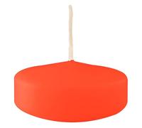 Bougies flottantes grandes, diamètre 7 Cm, 12 pièces - Pumpkin