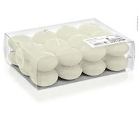 Bougies flottantes par Lot de 24, Ivoire, 45 mm