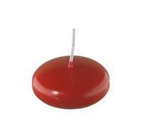 Bougies Flottantes Rouge 24 x Ø 60 mm, 20 Bougies