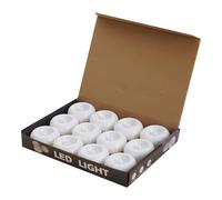 Bougies Flottantes Sans Flamme,12 Pièces Veilleuse LED Clignotante pour Fête | Étanches Sans Flamme pour Vases Cylindriques Bassin Fêtes Noël Anniversaire