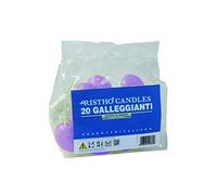 Bougies flottantes, violet clair, diamètre 4,5 cm, hauteur 2,7 cm, 20 pièces