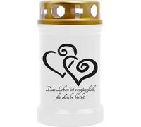 Bougies funéraires paquet de 10 avec motif 40 Std Herzen