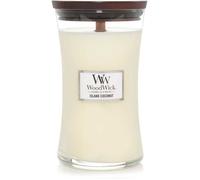 WoodWick Bougie parfumée Island Coconut avec mèche en bois 609,5 g