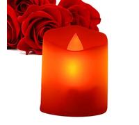 Bougies LED - Alimentées par piles avec lumière chaude, bougies sans flamme vacillantes | Pour mariage, vacances, Saint-Valentin, fête, demande en mariage, décoration de la maison, extérieur jardin