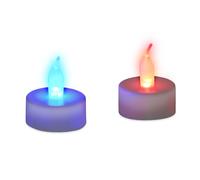 Bougies led couleur changeante 4,5 cm 11 g bougies LED décoratives 2 pièces
