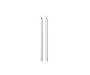 Bougies LED par Uyuni Lighting, Lot de 2, Blanc