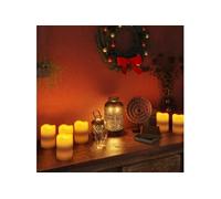 Vidaxl Bougies Ã Led Sans Flamme 24 Pcs Avec Tã©Lã©Commande Blanc Chaud