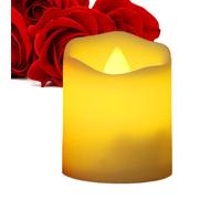 Bougies LED sans flamme - Bougies chauffe-plat chaudes à piles, lampes décoratives électriques, design réaliste, éclairage sûr et durable | Ensemble de bougiess chauffe-plat à LED pour la