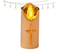 Bougies LED Sans Flamme - Lumières Funéraires Réutilisables Pour Monuments Commémoratifs D'animaux - Bougie D'art Électrique LED | Pour Les Églises, Pour Les Tables De Chevet, Pour Le Salon, Pour Le J