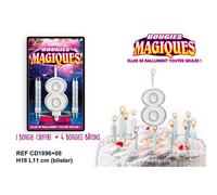 Bougies magiques Chiffre 8