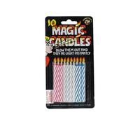 Bougies magiques et support (par 10)