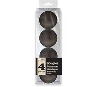 BOUGIES METALLISEES FLOTTANTES NOIR