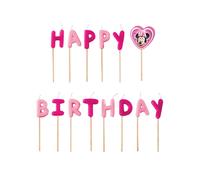 Disney Disney-80531 Procos 14 Bougies Cure-Dents Minnie Joyeux Anniversaire Rose 80531, 71598, Taille Unique