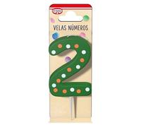 Bougies numéro 2 Dr. Oetker