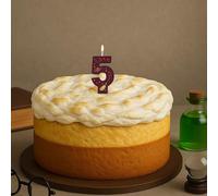 Bougies Numérotées Sur Le Thème Du Sorcier Magique, Décoration De Gâteau D'anniversaire Marron En Forme De Bougie Numérotée Sur Le Thème Du Sorcier Pour Enfants (5)[Z2730]