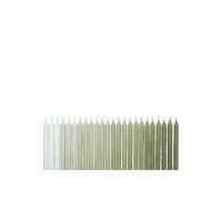 Bougies Ombrées Ferm Living, Lot de 24, Couleur Kaki
