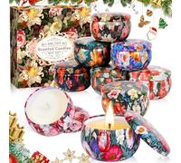 Bougies Parfumée, 9 Pièces Coffret Bougies Parfumées Cadeau, Bougie Decorative, Cire de Soja Naturelles Pour Le Bain, Le Yoga, Le Mariage, Noël, Les Cadeaux D'anniversaire (9 Parfums)